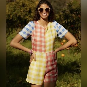 FARM Rio Gingham Romper